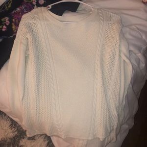 white american eagle sweater